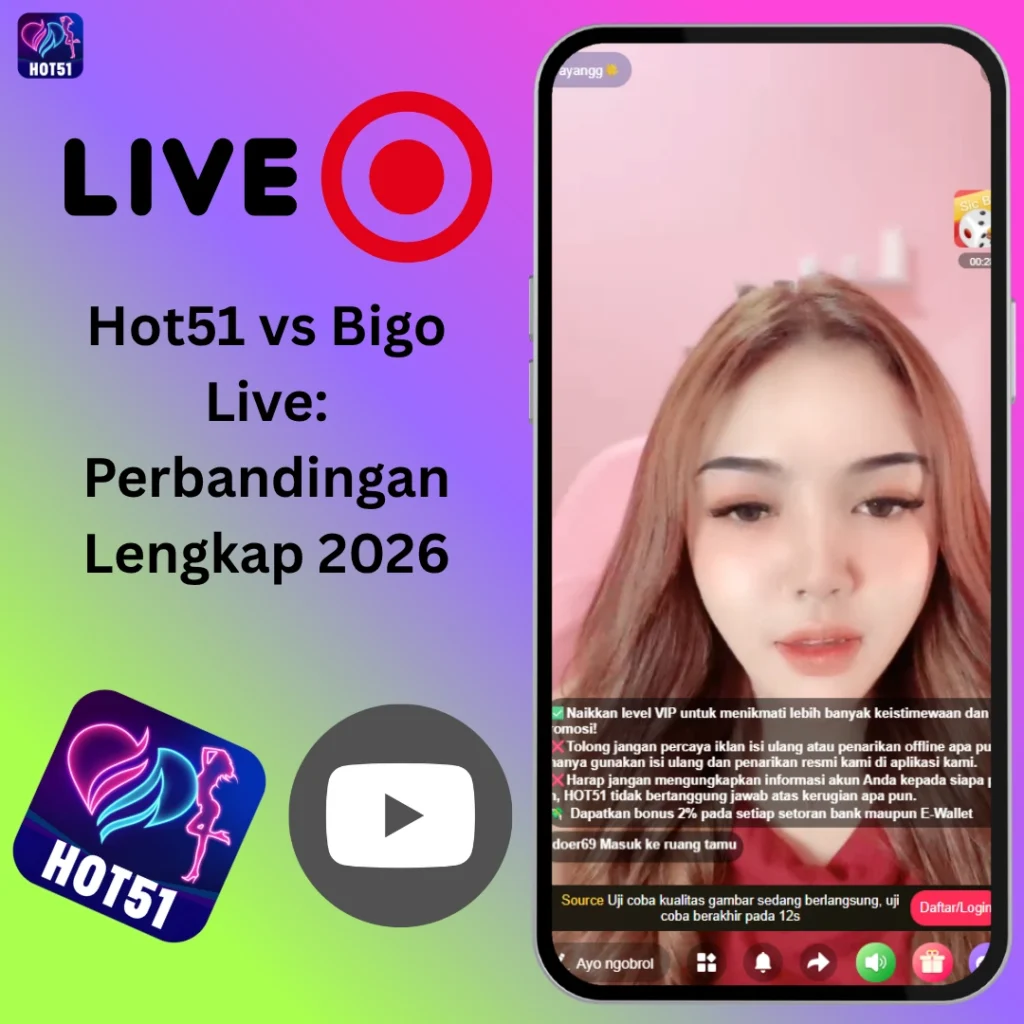 Hot51 vs Bigo Live Mana yang Lebih Baik